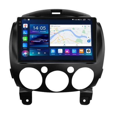 Ενσωματωμένο 2DIN CarPlay 4G Wifi BT Autoradio Audio DVD GPS πολυμέσων για Mazda 6 2002-2008