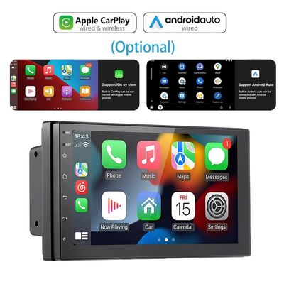 Παγκόσμια τοποθέτηση 7 ιντσών οθόνη αφής DVD player αυτοκινήτου με BT Wifi και GPS πλοήγηση