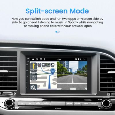 Παγκόσμια τοποθέτηση 7 ιντσών οθόνη αφής DVD player αυτοκινήτου με BT Wifi και GPS πλοήγηση
