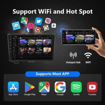 Ανώτατη ανάλυση 9 &quot; Android 10 Car Audio Radio Stereo με GPS WIFI IPS Car Screen
