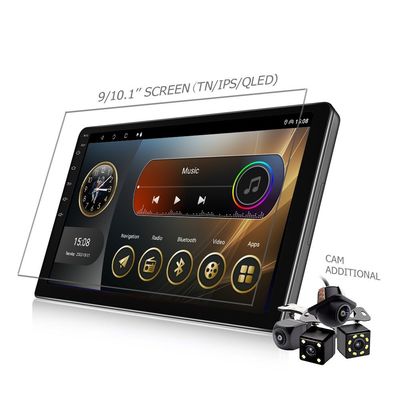 Πολλαπλές γλώσσες Διαθέσιμες 7/9/10 ιντσών Android Car Radio DVD Player με GPS WIFI Bluetooth