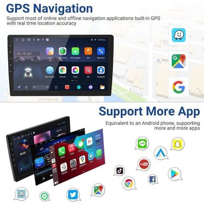 Πολλαπλές γλώσσες Διαθέσιμες 7/9/10 ιντσών Android Car Radio DVD Player με GPS WIFI Bluetooth