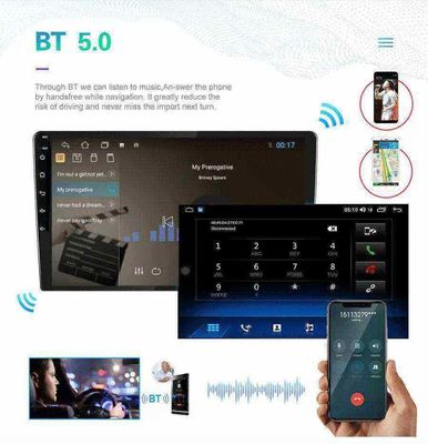 Πολυμέσων Android Car Player για Uniersal Car Model 2 Din Εικονική οθόνη BT MP5 Ραδιόφωνο