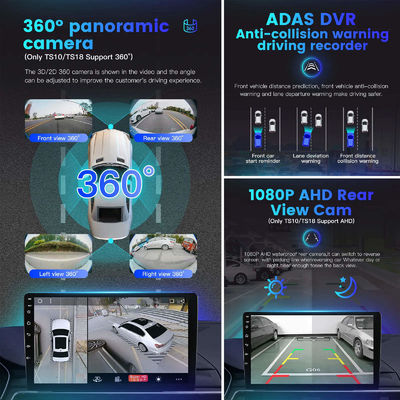 Παγκόσμια 9 ιντσών 10 ιντσών Carplay Radio Screen Octa Core DSP QLED με 8G128G Android Car Multimedia
