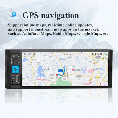 Ασύρματο Car Radio Carplay 1Din MP5 Player με FM/AM/RDS πολυμέσων και Bluetooth