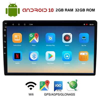 Παγκόσμιο πολυγλωσσικό 2 Din Android 12 Ραδιοφώνημα αυτοκινήτου για σύγχρονη Nissan Toyota Kia