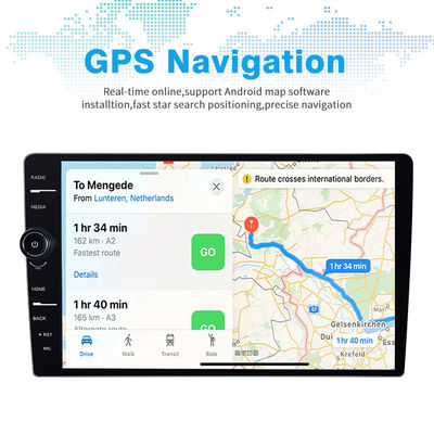 1 Din Universal Car Radio με 10,1 ιντσών περιστρεφόμενο Android 11 στερεοφωνικό και DVD player