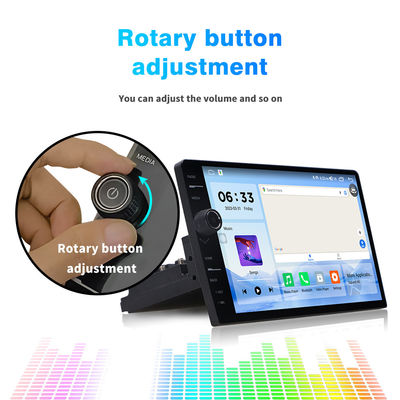 1 Din Universal Car Radio με 10,1 ιντσών περιστρεφόμενο Android 11 στερεοφωνικό και DVD player