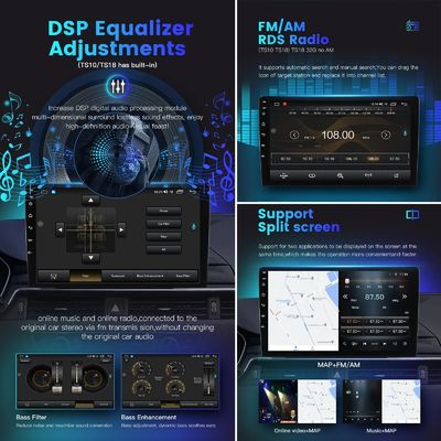 9" Android Car Radio GPS 1280*720 8-Core 6 128GB 4G Carplay DSP/RDS DVD Player για αυτοκίνητα