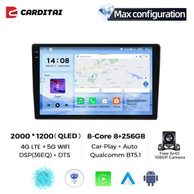 Carplay GPS πλοήγηση 2 Din Android 11 για BMW 3 E90 E91 E92 E93 2005 2012 Ραδιοφώνημα αυτοκινήτου