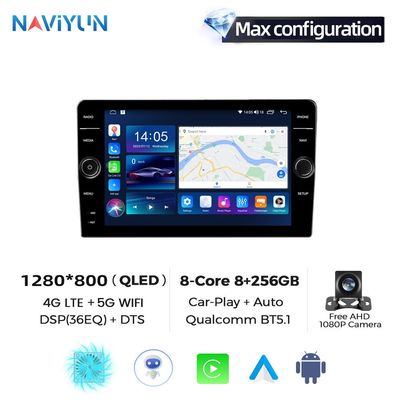 9 ιντσών Car Play BT FM Touch Screen Car Video Player Παγκόσμιο Διπλό Ντίν Android 2 Ντίν
