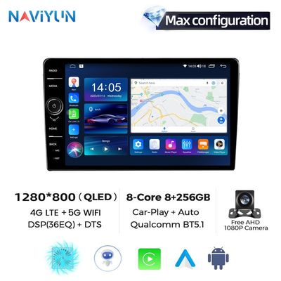 9 ιντσών Car Play BT FM Touch Screen Car Video Player Παγκόσμιο Διπλό Ντίν Android 2 Ντίν