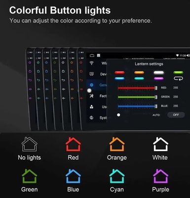 10.1 ιντσών 2 Din Android Universal Car Stereo με DSP 32EQ RDS Screen Multimedia Player