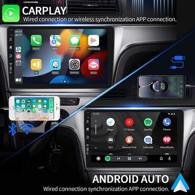 Carditai Android 10 QLED Car Audio 2 32G Κεφαλαία μονάδα με ενσωματωμένο GPS και οθόνη 9/10inch
