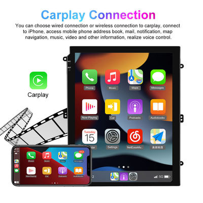 Σύνδεση USB 9,7 ιντσών Vertical Screen Car Radio με ανάλυση 1280*800 και στερεόφωνο