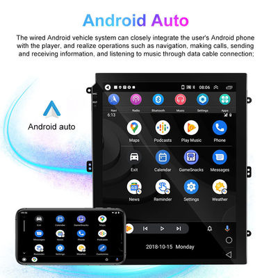 Σύνδεση USB 9,7 ιντσών Vertical Screen Car Radio με ανάλυση 1280*800 και στερεόφωνο