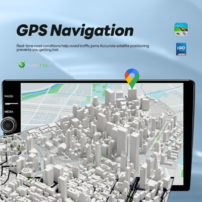 Νέο Android 11 2 DIN Car Multimedia Player με 9 ιντσών οθόνη αφής και GPS WIFI