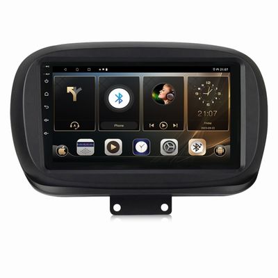 FIAT 500 2007-2015 2 Din Car Stereo Audio Player με κάμερα AHD 1080P και 4 πυρήνες CPU