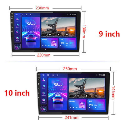 Παγκόσμιο 10.0 Android Car Audio Multimedia Player με GPS πλοήγηση και οθόνη αφής