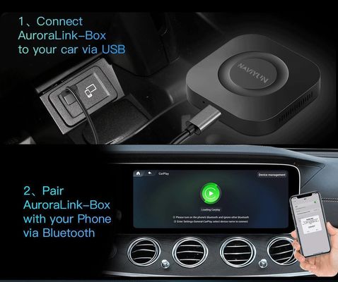 Αναβάθμιση στην τελευταία τεχνολογία Wireless CarPlay Ai Box για Volvo Ford Benz VW KIA