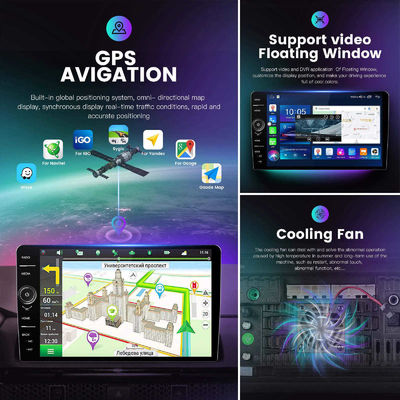9 ιντσών QELD οθόνη 2 Din Android 10 Ραδιοφώνημα αυτοκινήτου με Knob 4 64GB για VW / Golf / Skoda / Seat / Passat B6