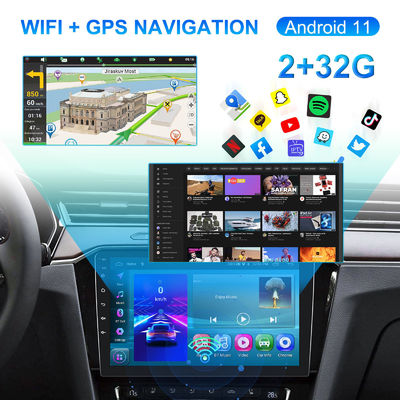 Παγκόσμιο Car 2 Din Android12 Carplay GPS TS7 Player με υποστήριξη πολλαπλών γλωσσών