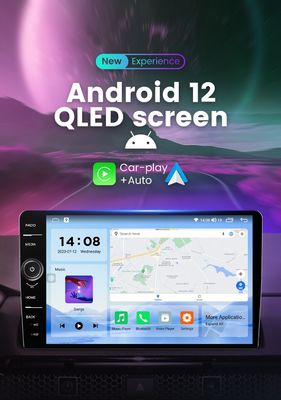 QLED Εικονίδιο TS10 9/10inch Android Multimedia MP5 Radio Bluetooth GPS Navigator