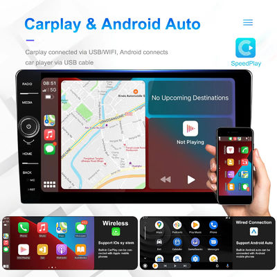 QLED Εικονίδιο TS10 9/10inch Android Multimedia MP5 Radio Bluetooth GPS Navigator