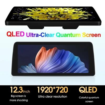 12.3' QLED οθόνη 4G LTE Wifi DSP Carplay Android Auto 2Din Ραδιοφώνημα αυτοκινήτου Για BMW/Benz/Audi Universal