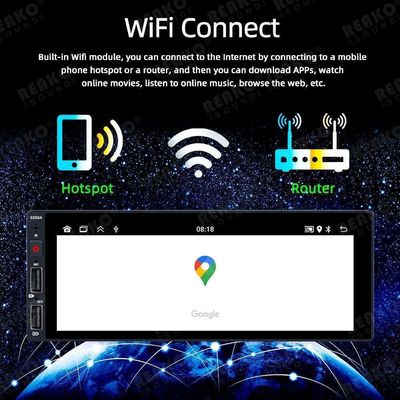 Λειτουργία Bluetooth 1 Din Ηχογράφηση ραδιοφώνου αυτοκινήτου με δέκτη εισόδου FM Aux και οθόνη OLED