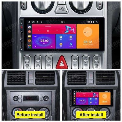 Λειτουργία Bluetooth 1 Din Ηχογράφηση ραδιοφώνου αυτοκινήτου με δέκτη εισόδου FM Aux και οθόνη OLED