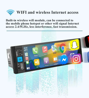 Carplay Android Auto Multimedia Player με μνήμη Nand Flash 32G Bluetooth MirrorLink