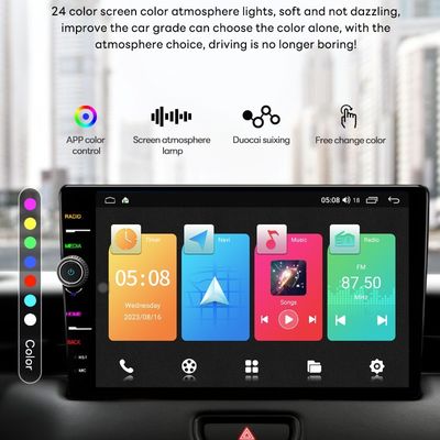 Παγκόσμιο 9inch 2DIN Android12 Car Multimedia Player με Stereo GPS πλοήγηση DVD Video Carplay