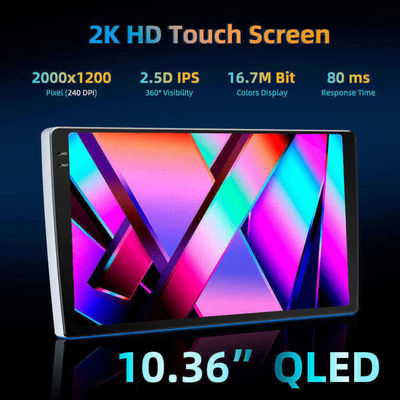 9 ιντσών 2K οθόνη 2 Din Android Ραδιοφώνημα αυτοκινήτου MP5 Player Autoradio Audio DVD Player αυτοκινήτου πλοήγηση GPS Carplay 1Din στερεόφωνο