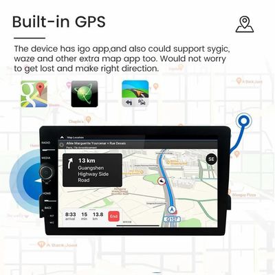 Παγκόσμιο 9inch 2DIN Android12 Car Multimedia Player με Stereo GPS πλοήγηση DVD Video Carplay