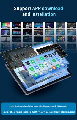 10.1" Metal Body 2 32GB Android Car Media Player με ανάλυση 2K και πλοήγηση GPS