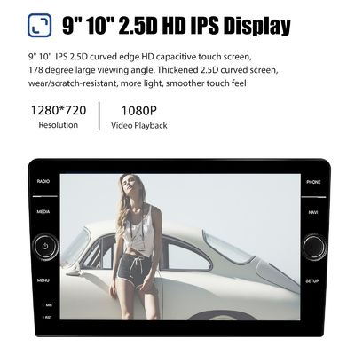 8"/9"/10" Κουμπ Android 12 QELD Εικονίδιο Ραδιοφώνημα Αυτοκινήτου Στερεόφωνο WiFi GPS πλοήγηση2G 32G CarPlay 2 Din Αυτοκινητόφωνο Αουραδιόφωνο Παίκτη Πολυμέσων