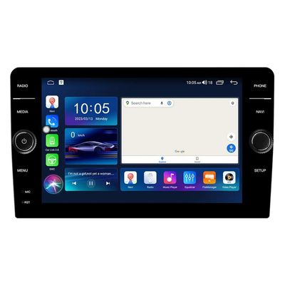 8 ιντσών 2din Android 13 Στερεόφωνο αυτοκινήτου με οθόνη QELD GPS Wifi και κάμερα Full-fit Design