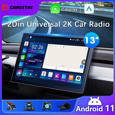 13.3 ιντσών Android 11.0 Carplay Multimedia Car Radio με οθόνη αφής και λειτουργία OBD2