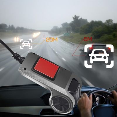 USB Car Dash Cam HD 1080P 170° Γράφτης ευρείας γωνίας Μπροστά ADAS Android DVR Νυχτερινή έκδοση