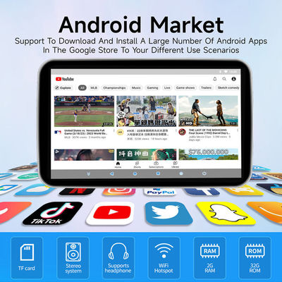 10.5 ιντσών Android 10.0 Car TV Headrest Monitor με οθόνη αφής και καθολική συμβατότητα