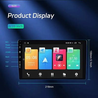 9 ιντσών DVD player για αυτοκίνητα Android πλοήγηση με 6 128 GB 4G Wifi GPS Dsp Rds AM Double Din Car Radio