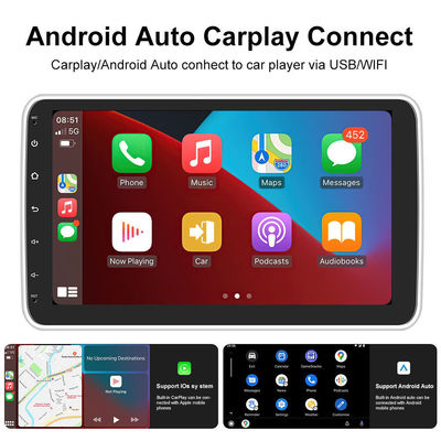 Παγκόσμιο 10,36 " IPS Android Ραδιοφώνημα αυτοκινήτου GPS Wifi 1 Din Πατητή οθόνη Carplay HD κάμερα