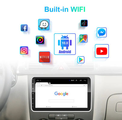 Παγκόσμιο 10,36 " IPS Android Ραδιοφώνημα αυτοκινήτου GPS Wifi 1 Din Πατητή οθόνη Carplay HD κάμερα