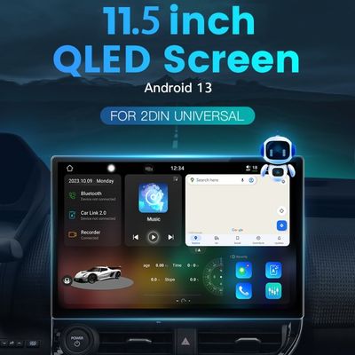 Παγκόσμιο ραδιόφωνο αυτοκινήτου Android13 Car Player με οθόνη QELD 11,5 ιντσών και ραδιόφωνο 8 πυρήνων TS10