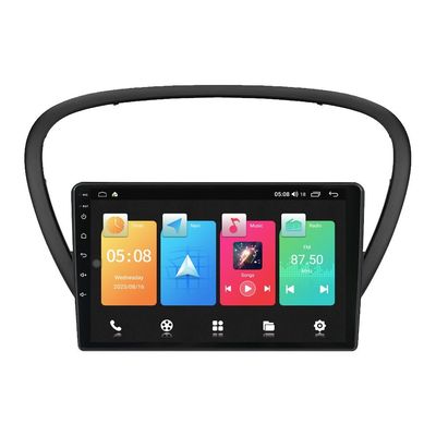 Βίντεο αυτοκινήτου Dvd Ραδιοφωνικός παίχτης GPS πλοήγηση Android Autoradio Πολυμέσα Για Peugeot 307