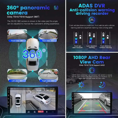 Συνδυασμός τηλεόρασης 9 ιντσών Android Car Radio με Carplay και Android Auto Built-in WiFi DVD Player
