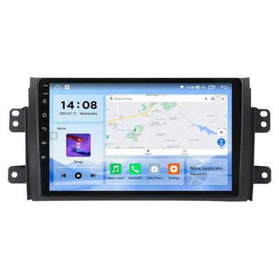 Προσαρμοσμένο UI 8 Core 2 Din Android 12 Carplay Autoradio GPS Head Unit για Suzuki SX4 2006 2013