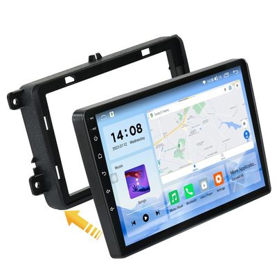Ενσωματωμένο 2DIN 9 "QLED DSP CarPlay 4G LTE Android ραδιόφωνο αυτοκινήτου για VW Passat B6 B7 Golf Polo Jetta