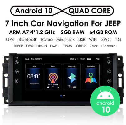 2 32G 7 " GPS πλοήγηση πολυμέσων για Jeep Grand Cherokee Dodge Ram Android αυτοκίνητο ραδιόφωνο DVD player
